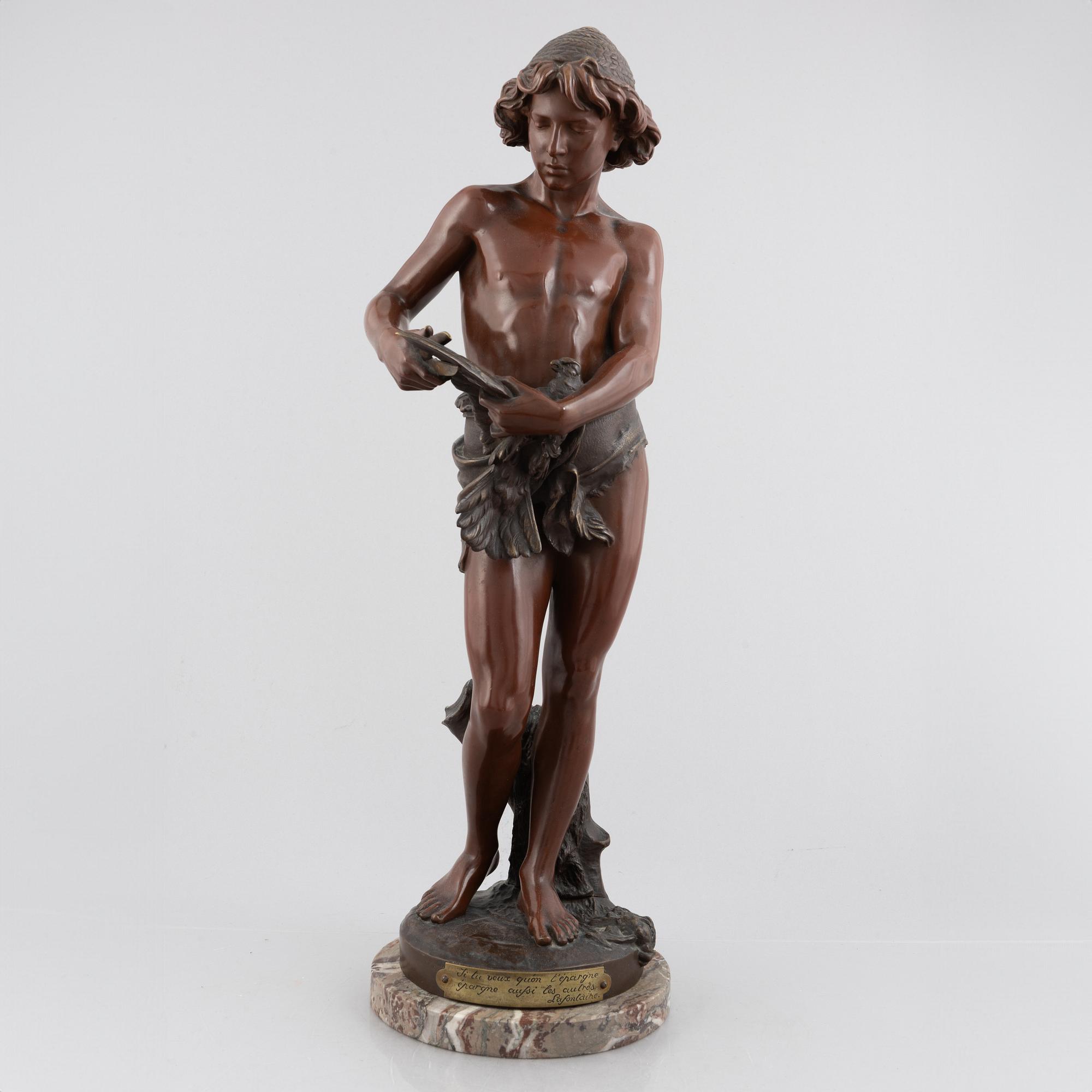 Jean Louis Grégoire, "L'oiseleur".
