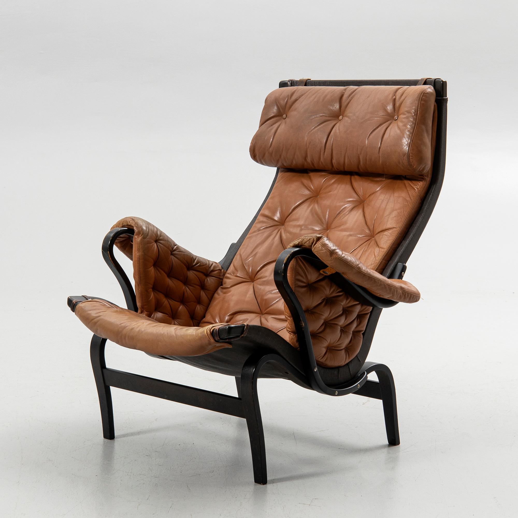 Bruno Mathsson, armchair, "Pernilla", DUX, second half of the 20th century.
