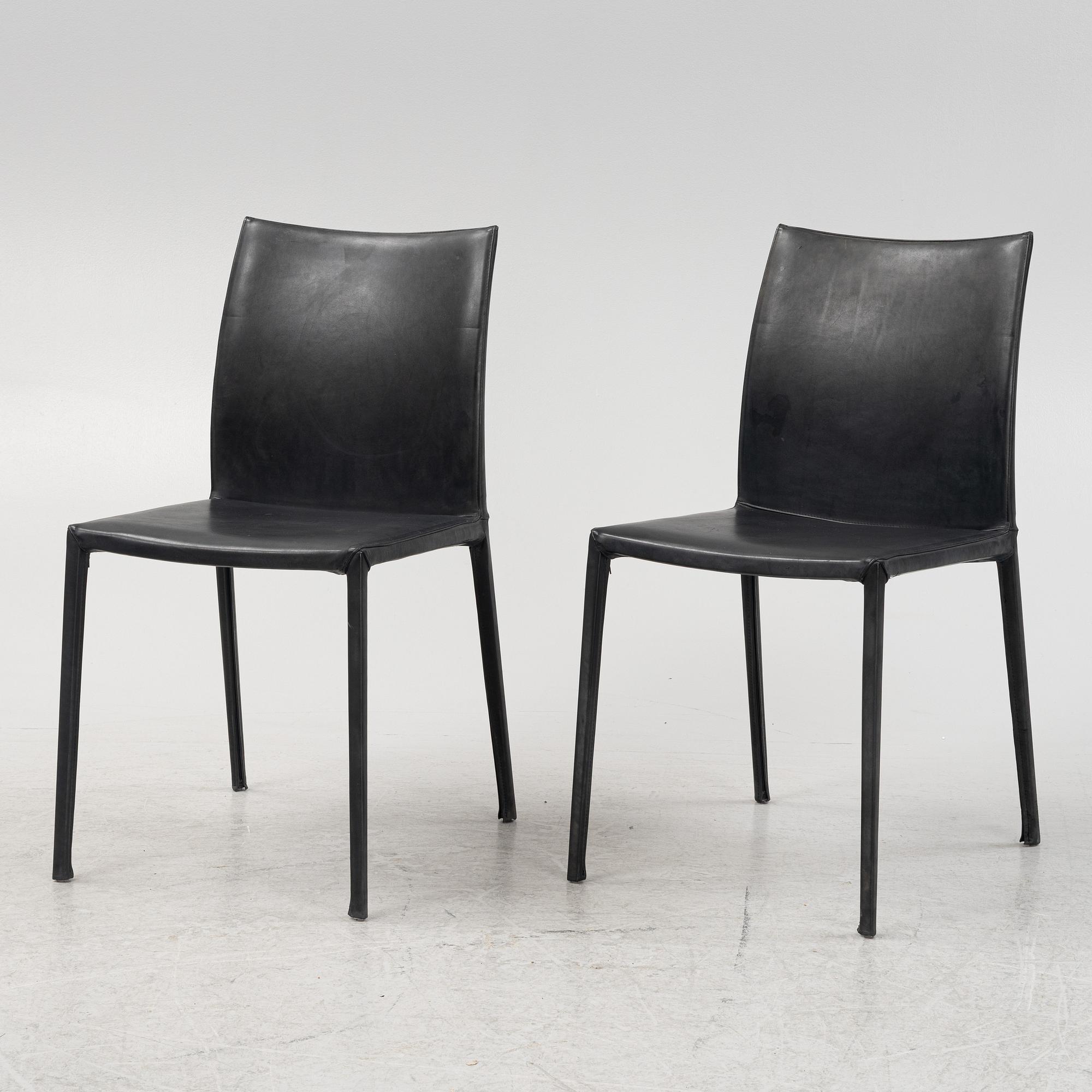Roberto Barbieri, chairs 6 pcs, "Lea", for Zanotta, Italy, early 21st century.