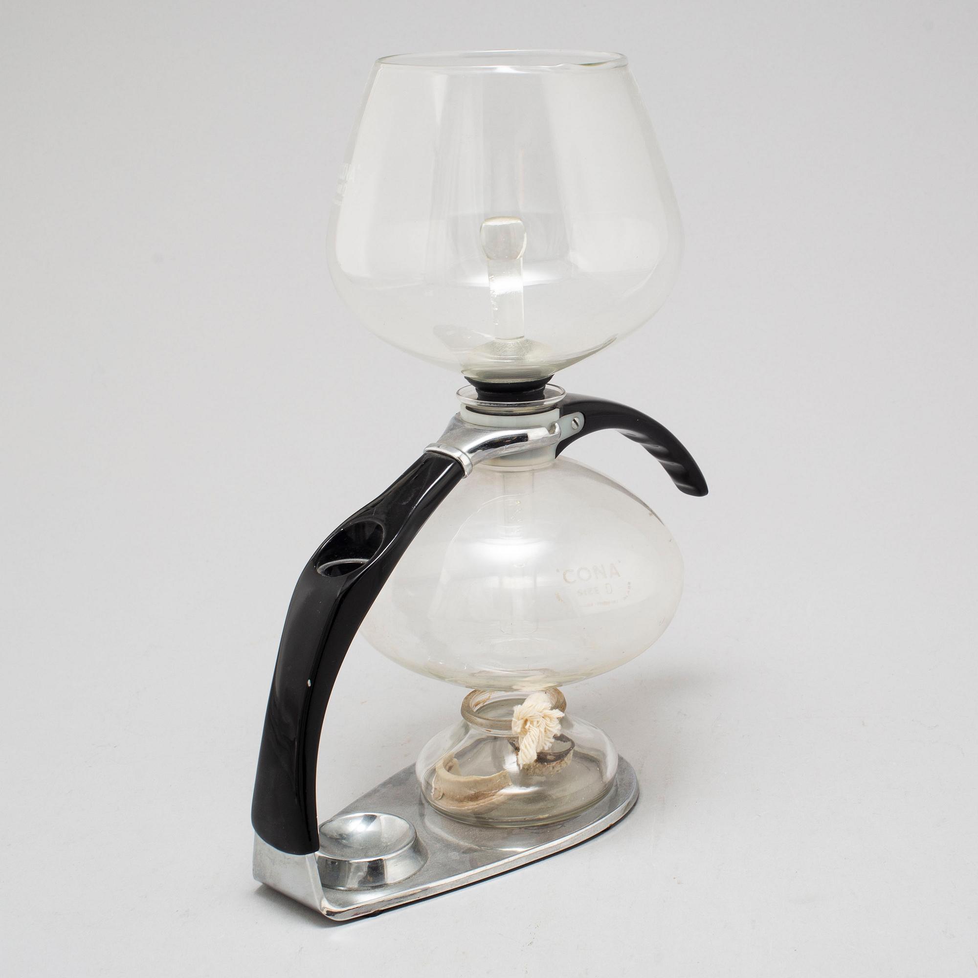 ABRAM GAMES, coffee maker, Cona Size D, England 1960's.