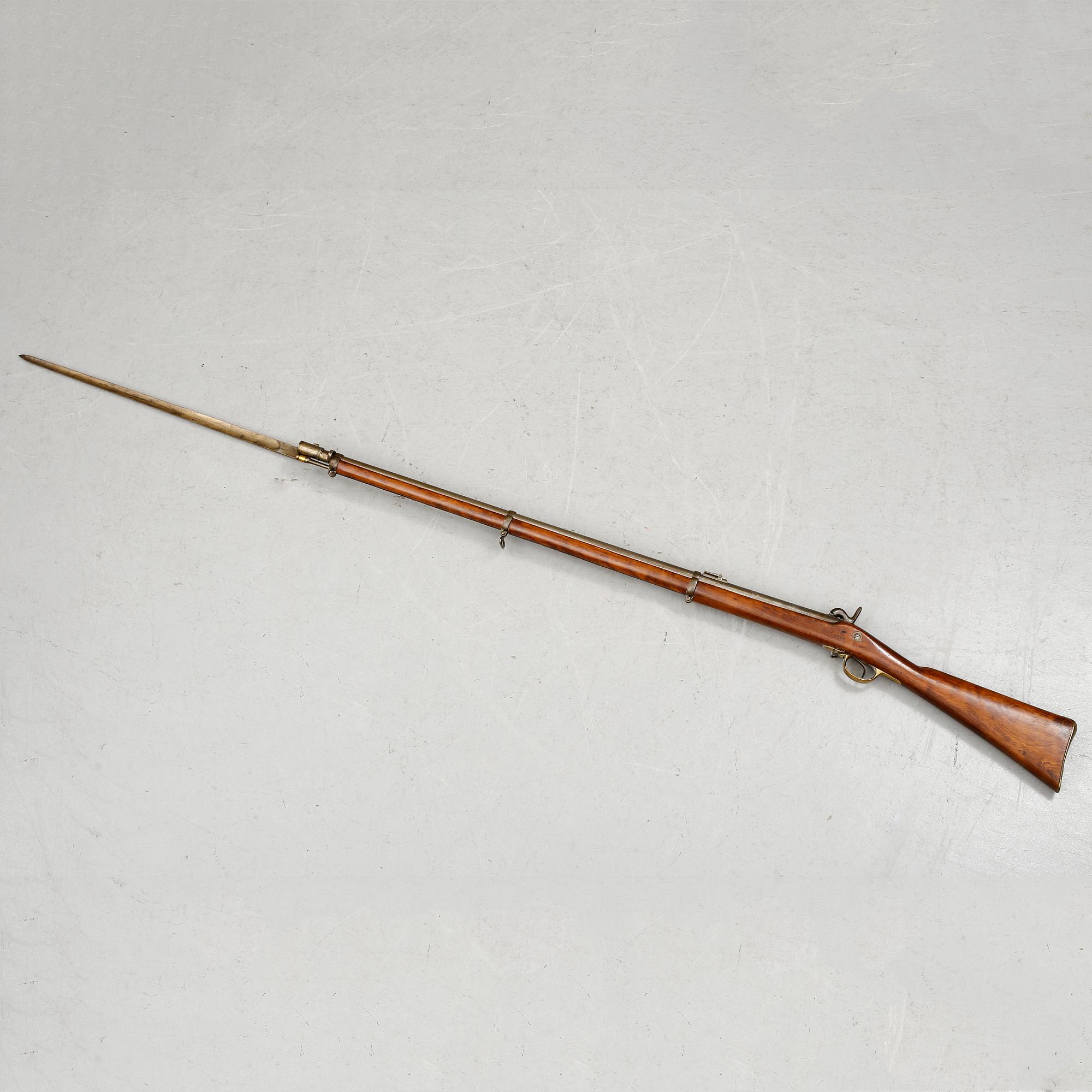SLAGLÅSGEVÄR, Carl Gustafs Stads Gevärsfaktori, m/1860.