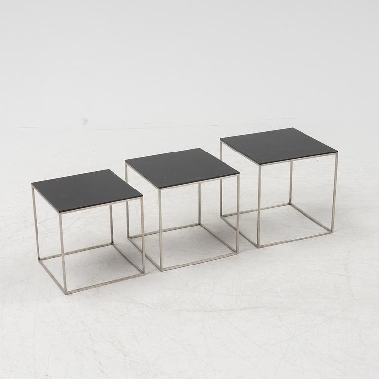 Poul Kjaerholm, a 'PK-71' nest table from Fritz Hansen, 2008.