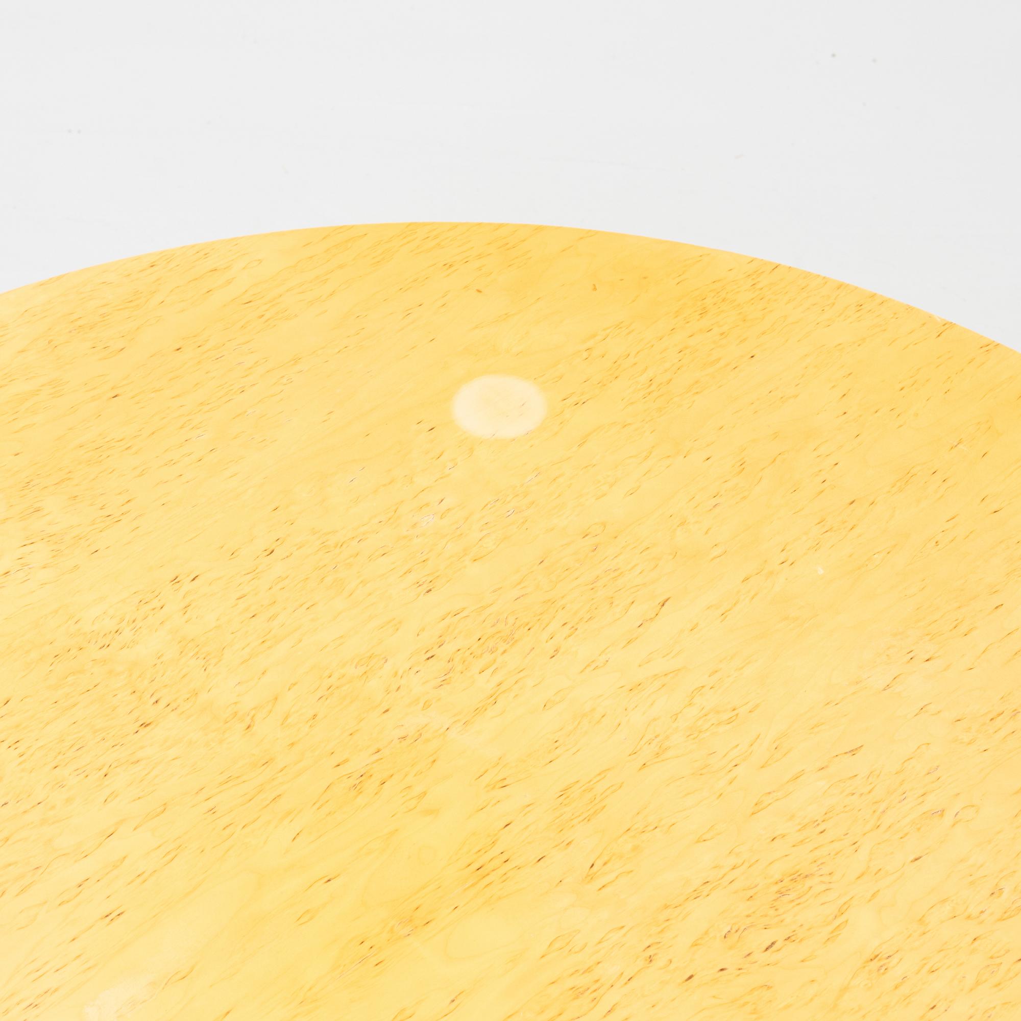 Bruno Mathsson & Piet Hein, a 'Supercirkel' coffee table, Firma Karl Mathsson, mid/second half of the 20th century.