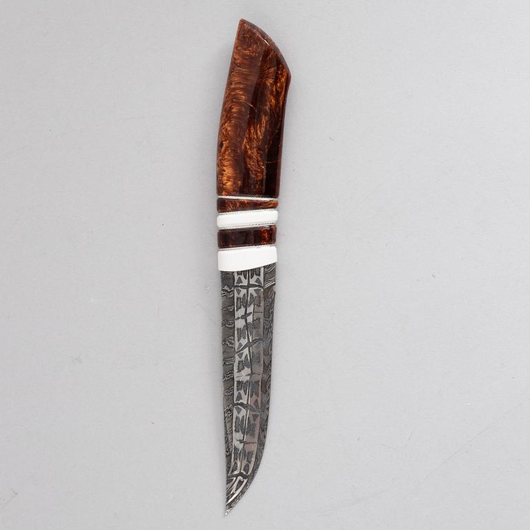 Patrik Nilsson & Mattias Styrefors, knife, signed and dated 2016.