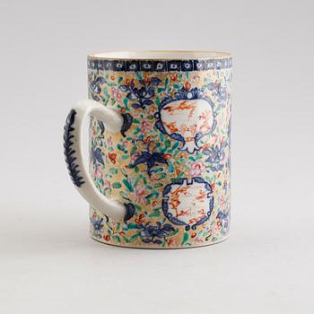 MUGG, kompaniporslin, Kina, Qianlong 1736-1795.