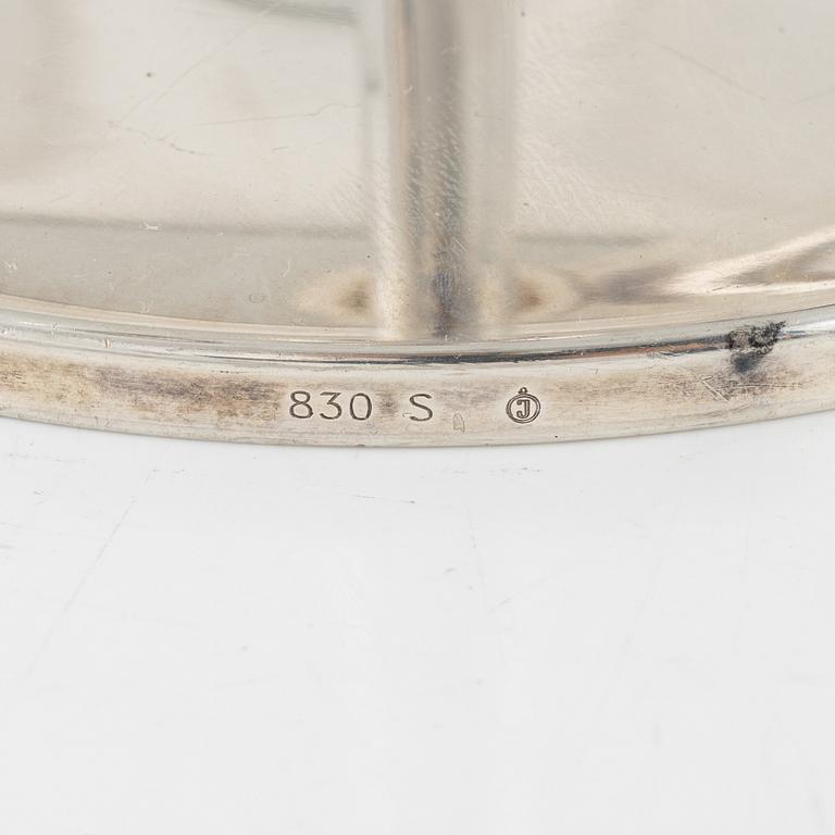 Karl Jørgen Otteren, kandelaber, silver, Norge, 1997.