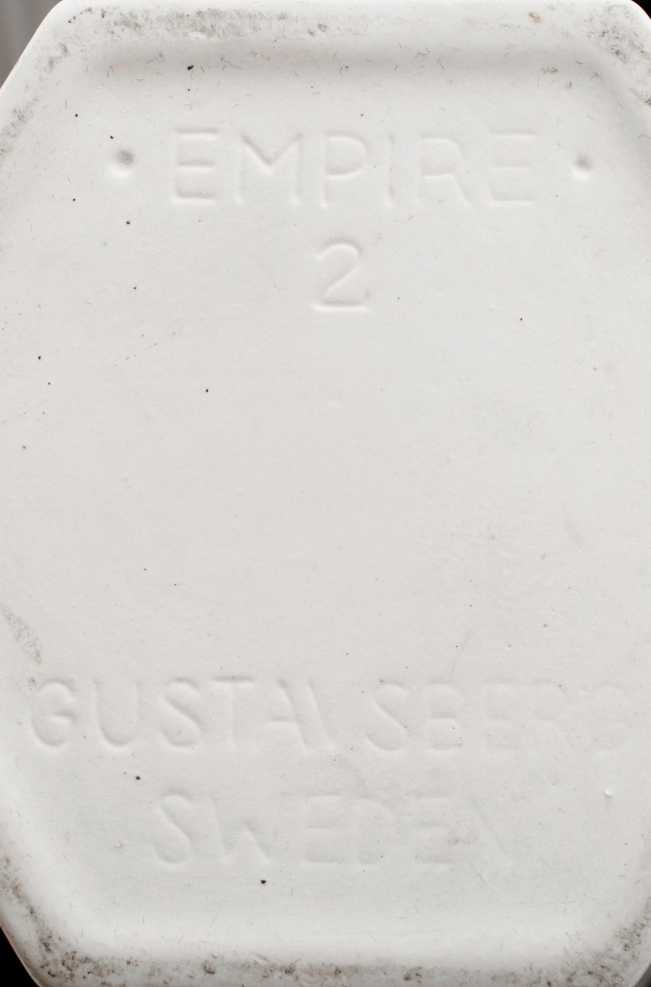 YTTERFODER, 4 st, porslin, "Empire", Gustavsberg.
