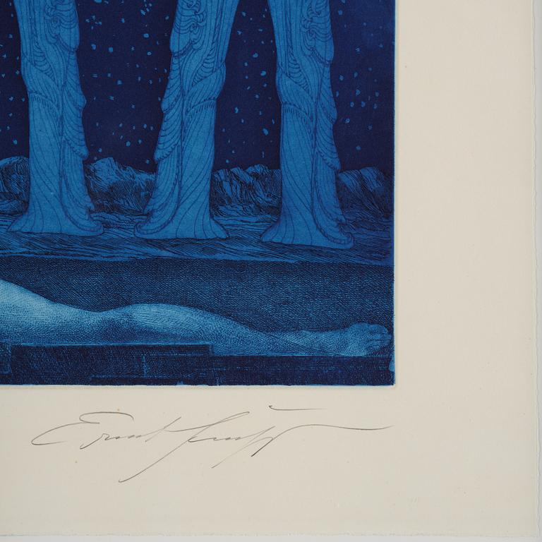 Ernst Fuchs, Untitled from: "Hommage aux Prix Nobel" (The Nobel Prize Portfolio).