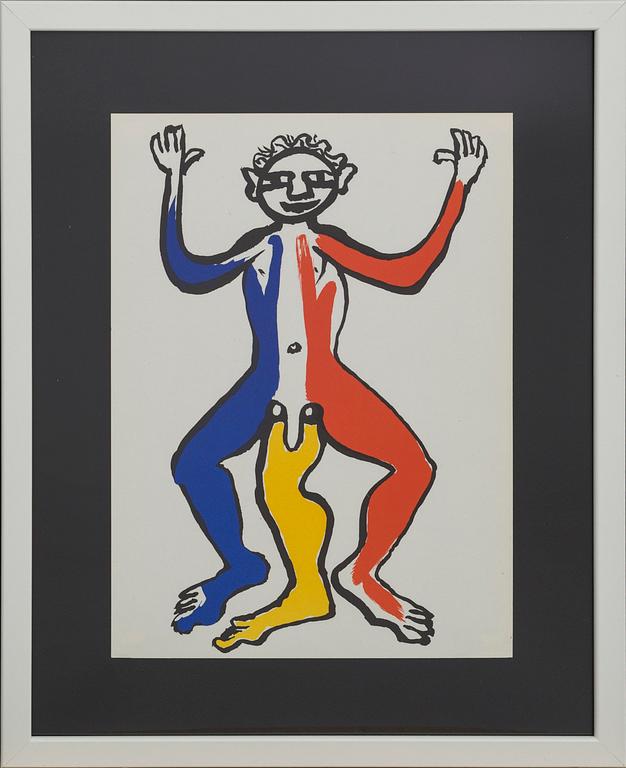 ALEXANDER CALDER, litografi, ur Derrière le Miroir nr 212 1975.