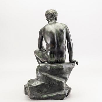 A late 19th century bronze sculpture.