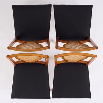 Stolar, 4 stycken, Sverige 1900-talets andra hälft.