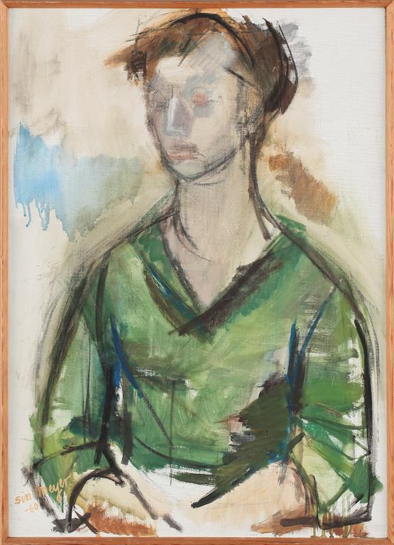SIRI MEYER, olja på duk, signerad och daterad 1960.