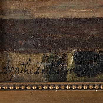Agatha Zethraeus, oil on canvas, signed.