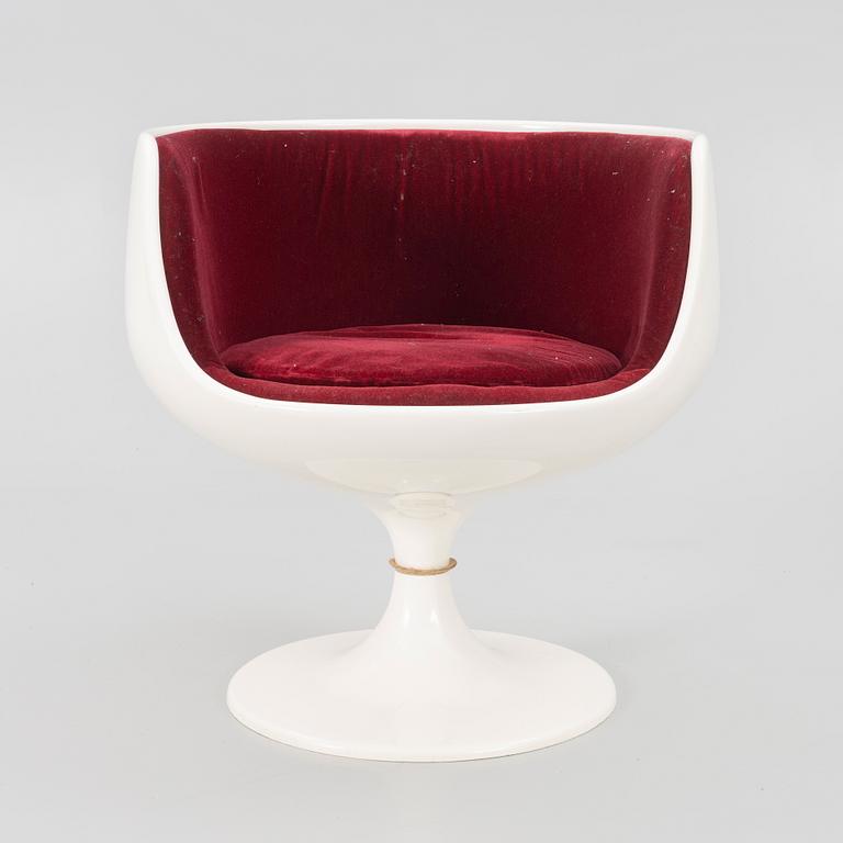 Eero Aarnio, fåtöljer, 4 st "Cognac", Artekno för Asko Oy, Finland, 1960/70-tal.