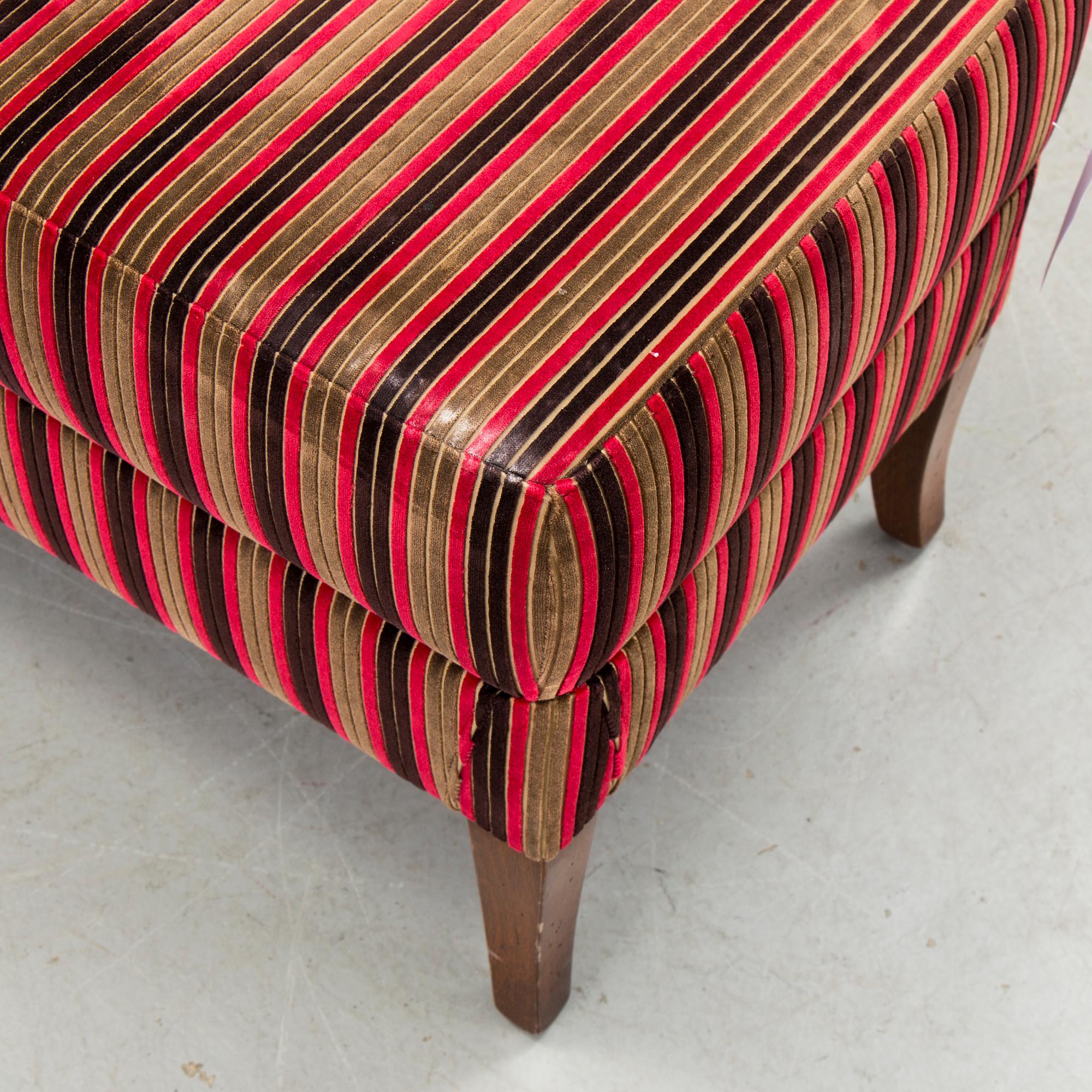 A 21st century footstool. Selva Style International Furniture, Italy.