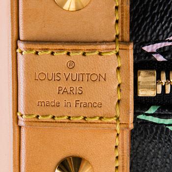 LOUIS VUITTON Black Multicolor Alma Handbag.