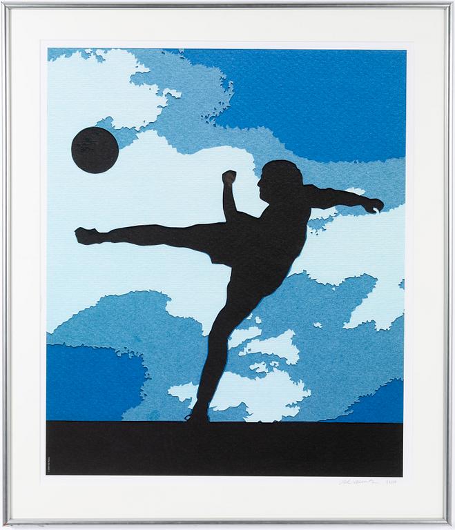 Vik Muniz, "The Football Player" (From: FIFA World Cup Brazil - Official Art Edition).