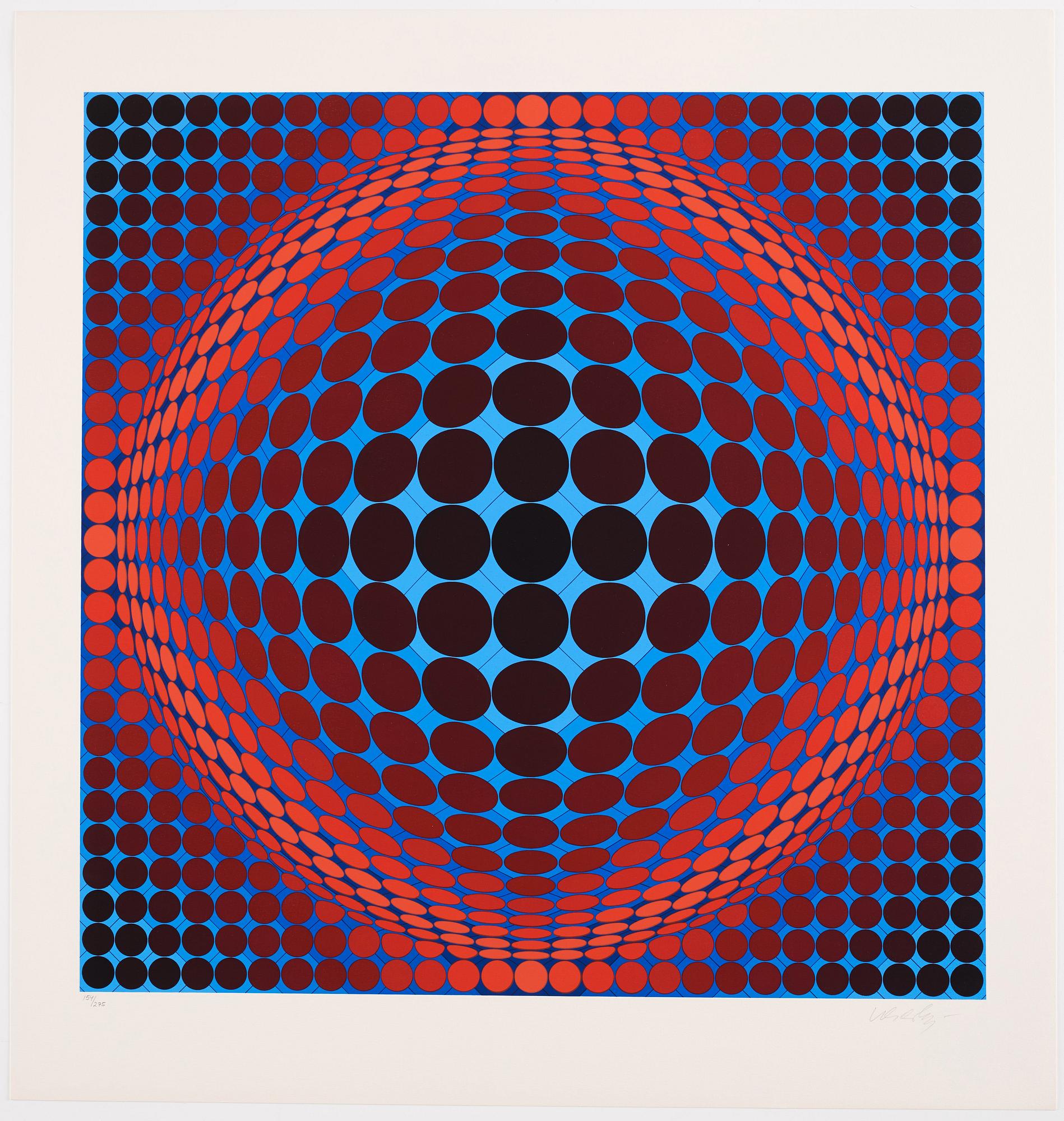 Victor Vasarely, "Louisiana-mappen".