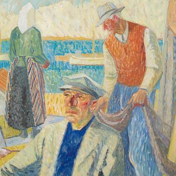 GUNNAR TORHAMN, oil on panel, signed.