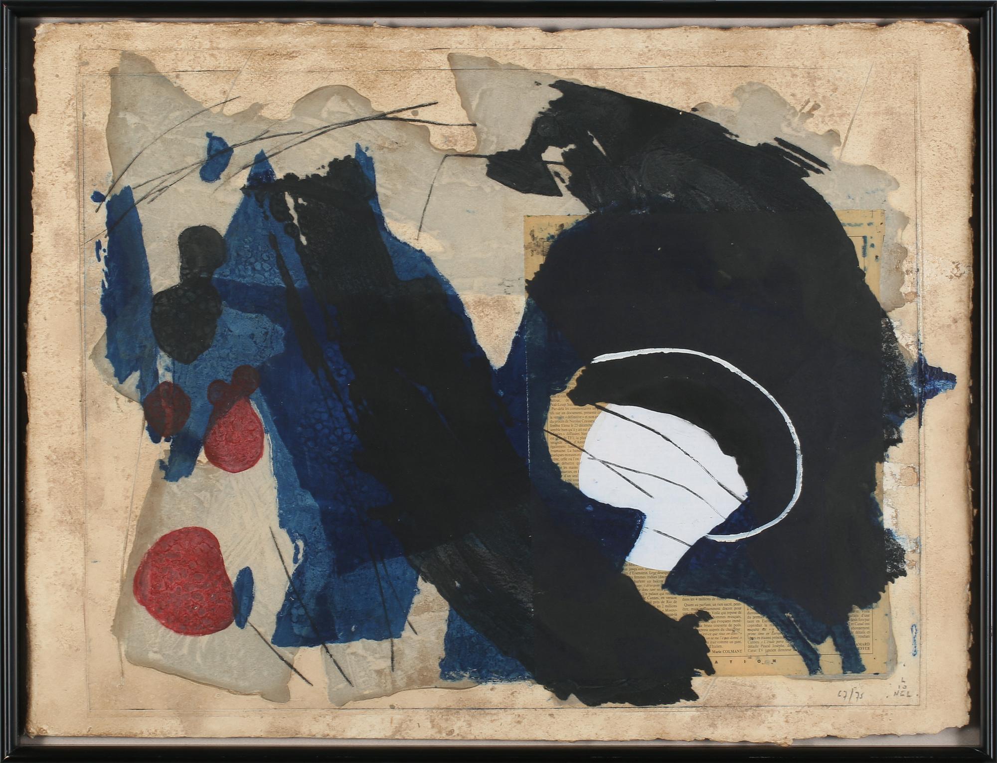 LIONEL PERROTTE, carborundumetsning, signerad och numrerad 67/75 ?.