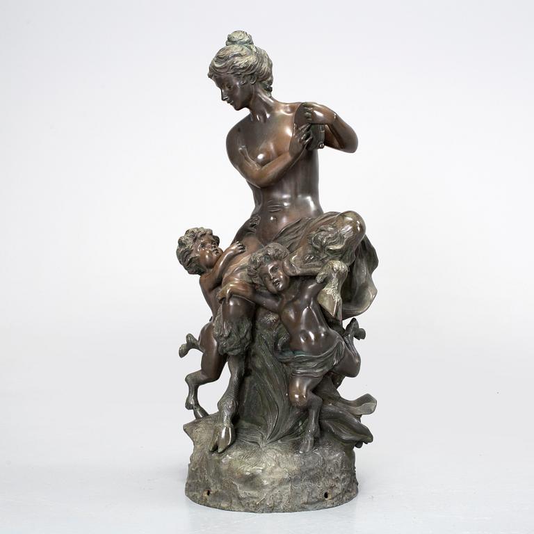 CLAUDE MICHEL CLODION, After, bronze sculpture, marked Clodion.