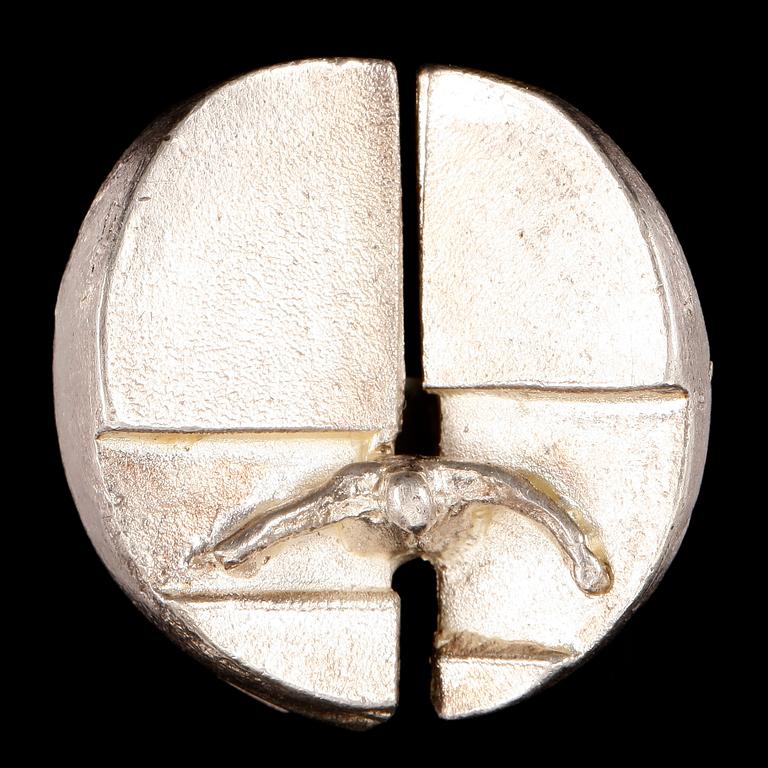 RING, sterlingsilver, Björn Weckström, Helsingfors 1971. Vikt ca 23 gram.