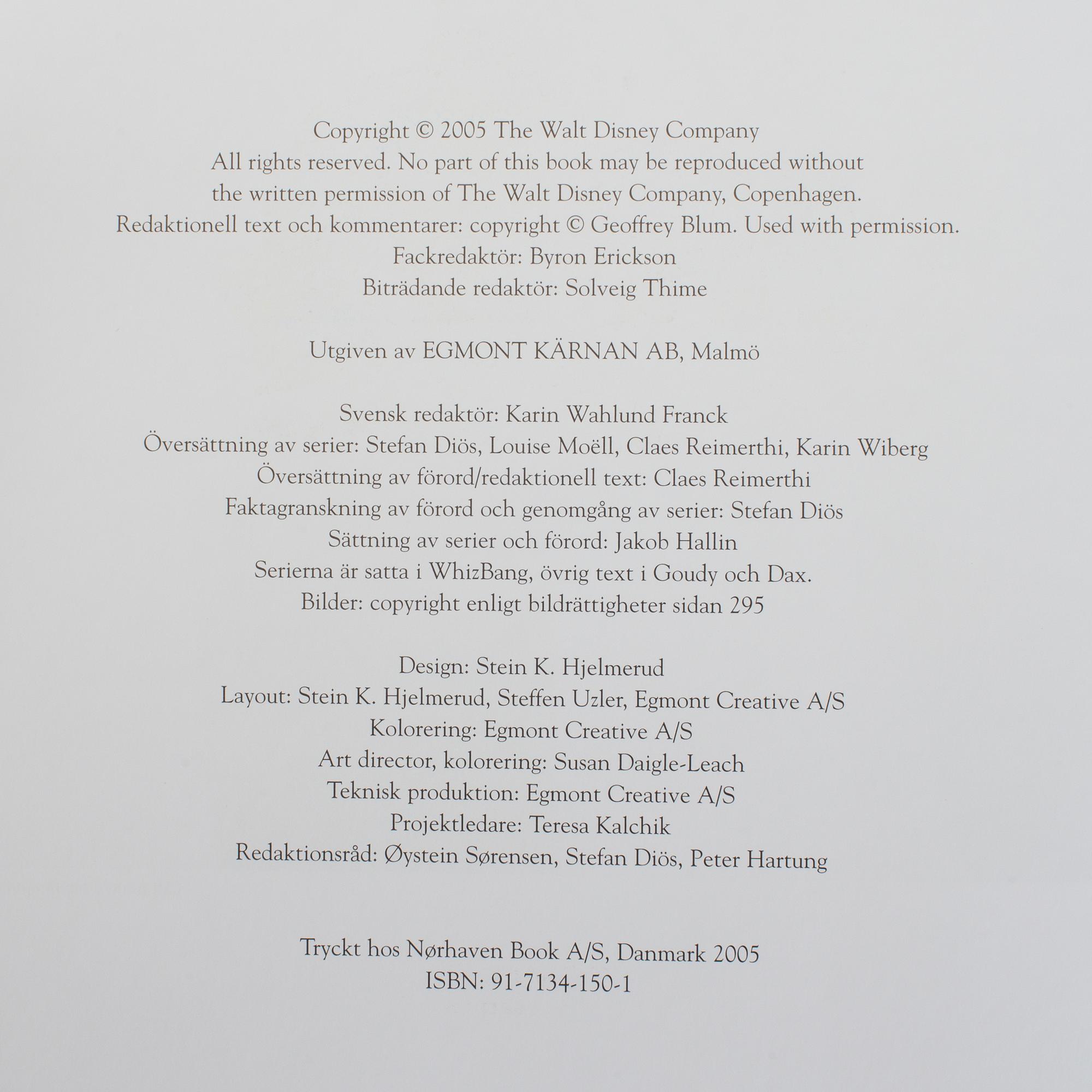 CARL BARKS SAMLADE VERK, 30 volymer, Egmont förlag 2005-2008.