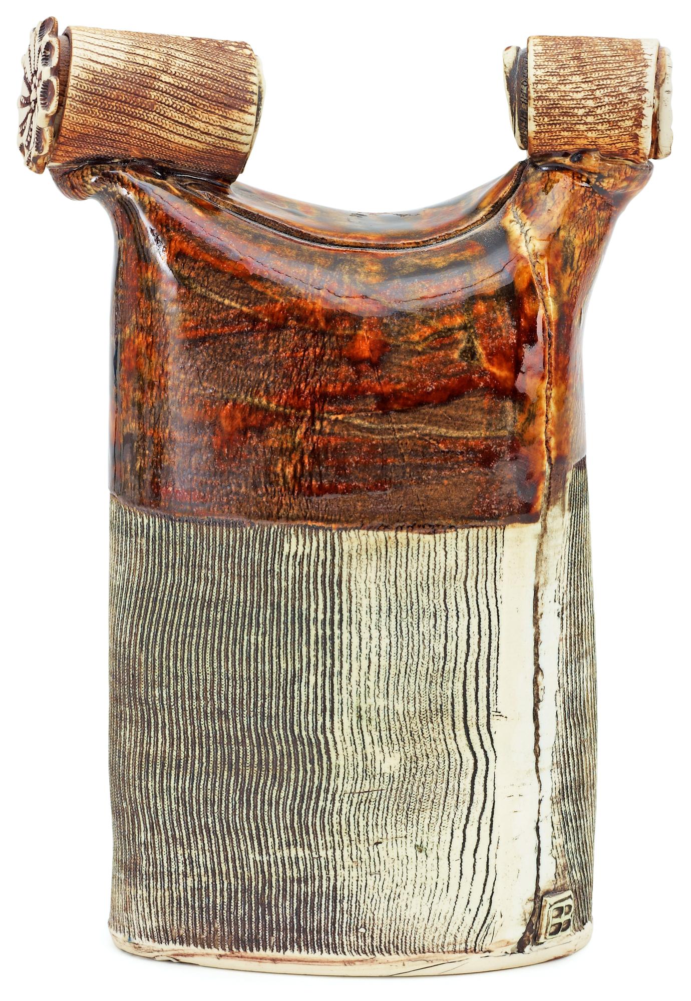 A Bengt Berglund stoneware sculpture, Gustavsberg studio.