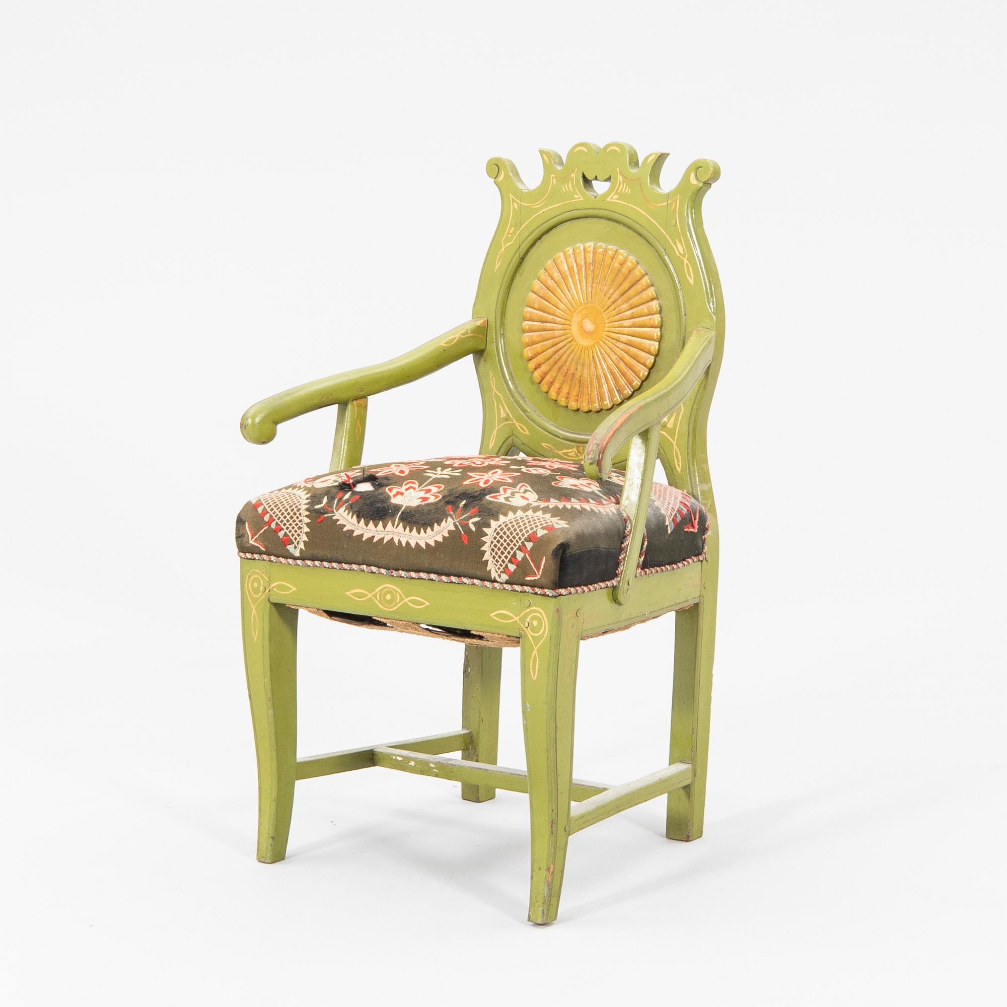 Armchair from the second half of the 19th century.
