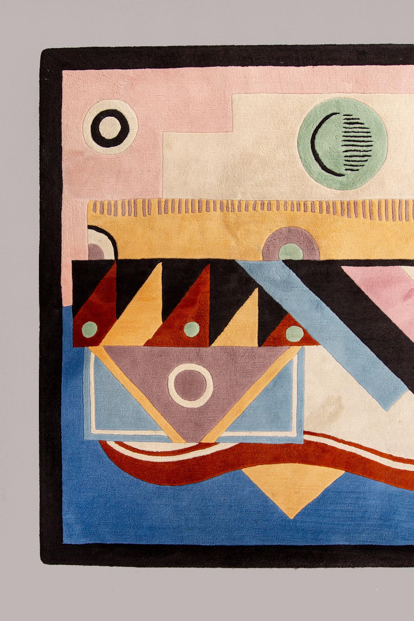Fernand Léger, carpet after tufted ca 202 x 296 cm.
