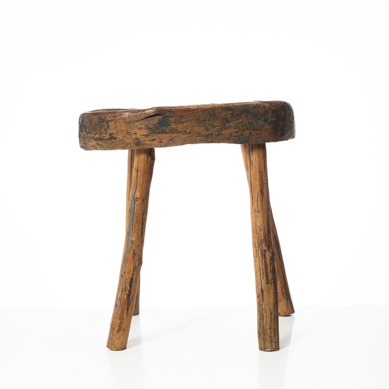 Stool, folk art, 19th century.
