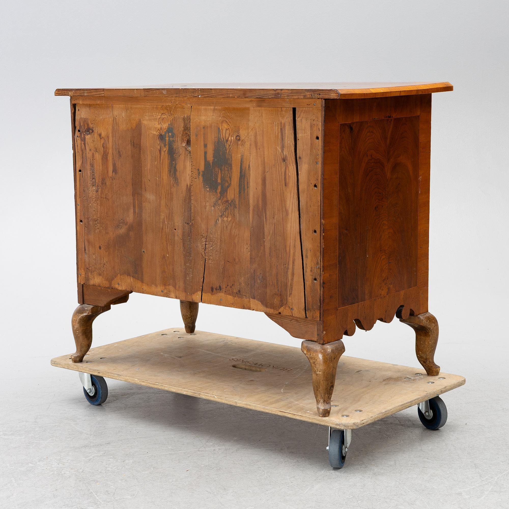 Byrå, senbarock, 1700-tal.