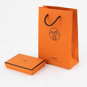 Hermès, card holder, "Calvi duo", 2023.