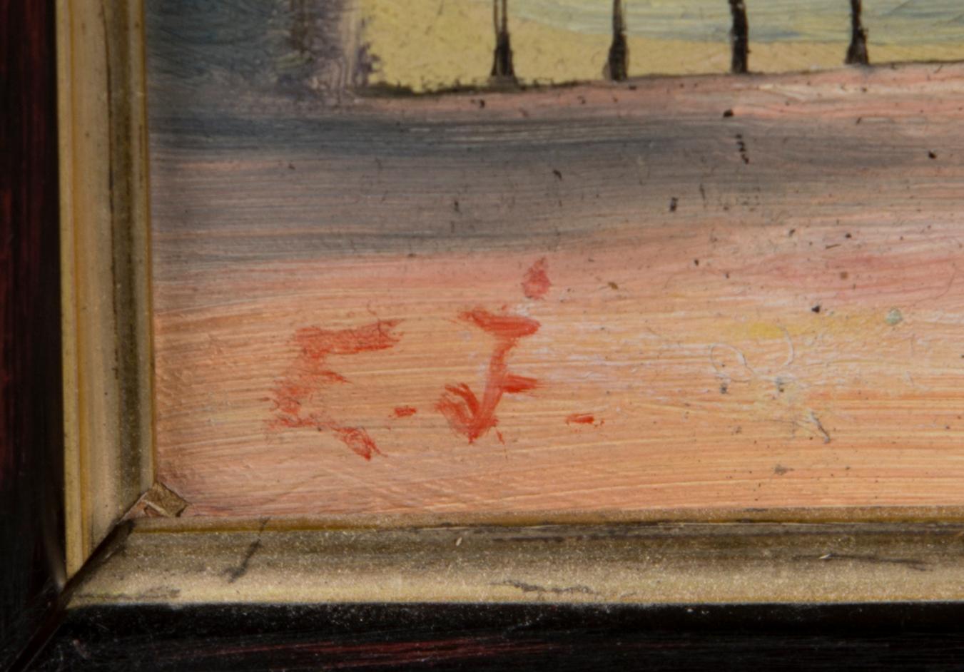 EVA INGMAN, öljy levylle, signeerattu.