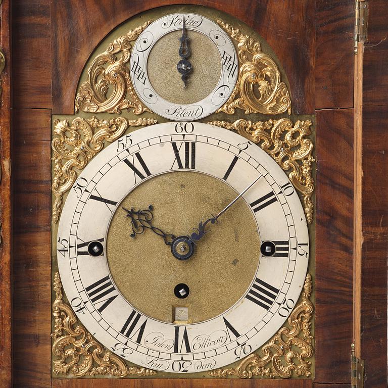 A John Ellicott (1706-1772) musical table clock, London, mid 18th century.