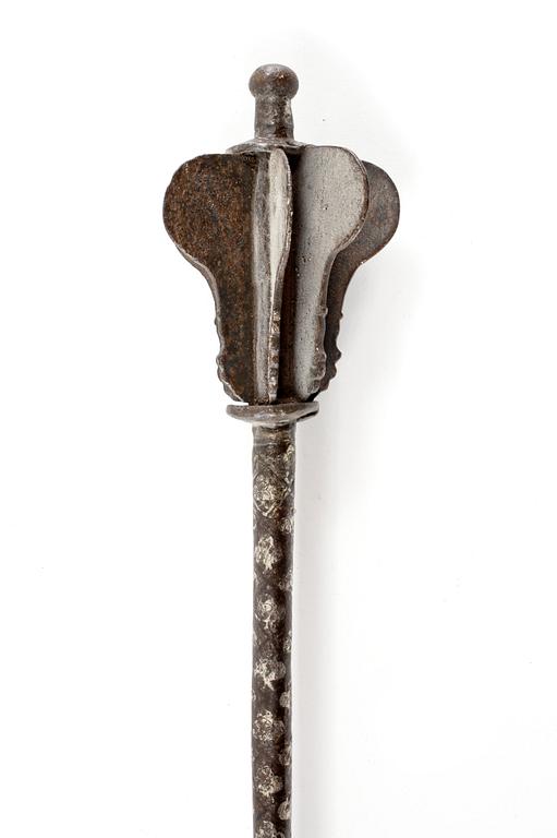 STRIDSKLUBBA, indopersisk, 1800-tal.