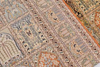 A carpet Silke Kashmir, sk 24X24, ca 372 x 272 cm.