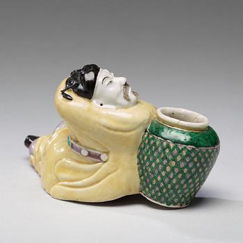 PENSELBAD, porslin. Qingdynastin, Kangxi (1662-1722).