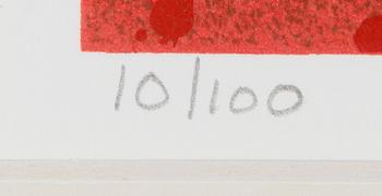 Juhana Blomstedt, Punainen abstrakti sommitelma.