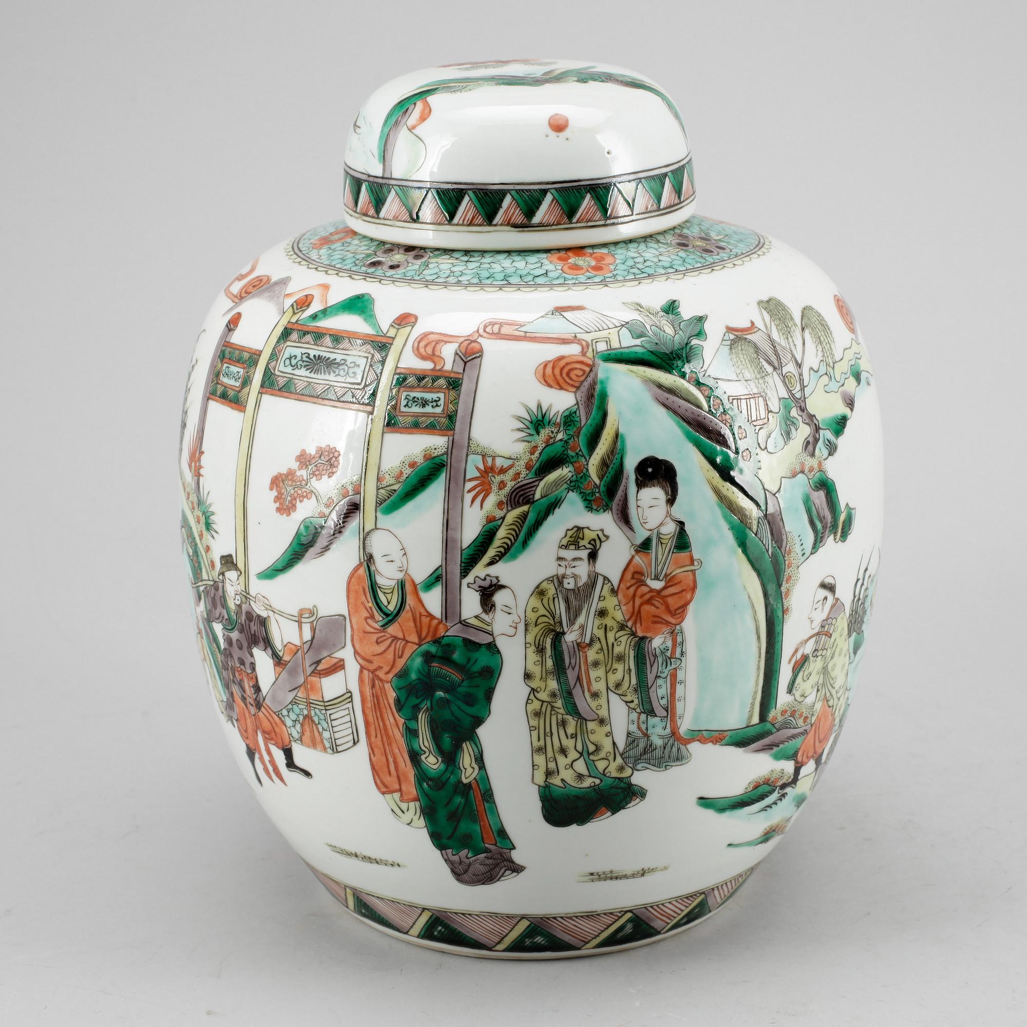 BOJAN med LOCK, porslin, Kina 1900-tal.