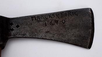 BERGSMANSYXA, 16/1700-tal.