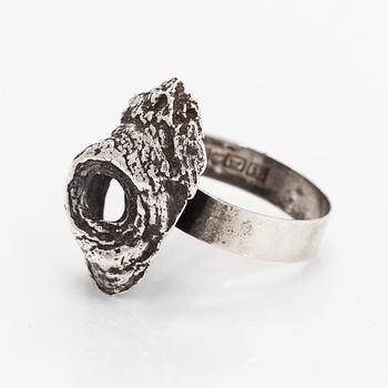 Helky Juvonen, ring, silver, Westerback 1971.
