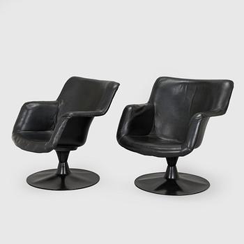 Yrjö Kukkapuro, fåtöljer, ett par, "Junior", Haimi 1960-talets slut.