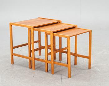 SATSBORD, 3 st, 1950/60-tal.