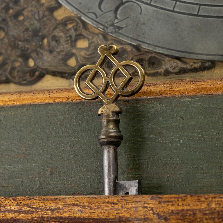 A longcase clock by W. Barrow (watchmaker in London 1700-36).