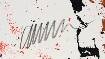 Arman (Armand Pierre Fernandez), Mapp, 2 av 3 blad, "Accords A Cordes" Trois Serigraphies Arman.