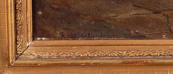 Josef Wilhelm Wallander, Girl with a dog and a drum.