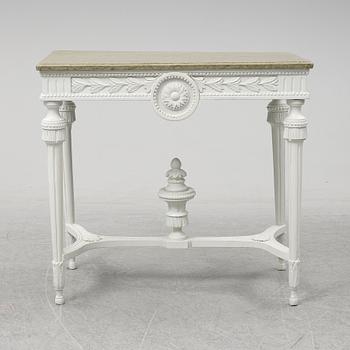 An end of the 18th Century Gustavian console table.