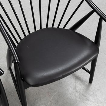 Sonna Rosen, a set of two 'Solfjädern' easy chairs from Gemla, 2007.