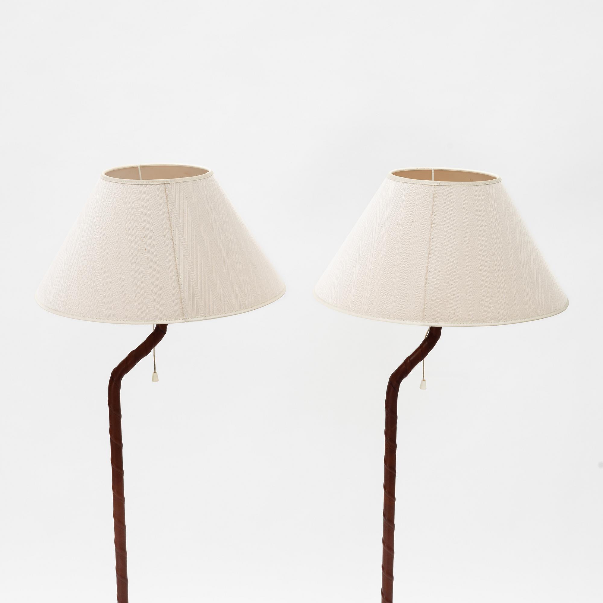 Golvlampor ett par, Öja Belysning, 1900-talets slut.